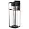 Nuvo Ledges 10W LED Large Wall Lantern - Matte Black / Clear Seeded Glass 62/1614 - alternate 3